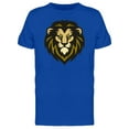 thumbnail image 1 of Cool Grunge Lion Mascot Head T-Shirt Men -Image by Shutterstock, Male XX-Large, 1 of 2