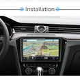 thumbnail image 2 of Android 6.0 Double Din GPS Car Stereo Radio 10.1'' HD 1080P 2.5D Tempered Glass Mirror Car MP5 Player with Bluetooth WIFI GPS FM Radio Receiver Suppport Rear Camera, 2 of 8