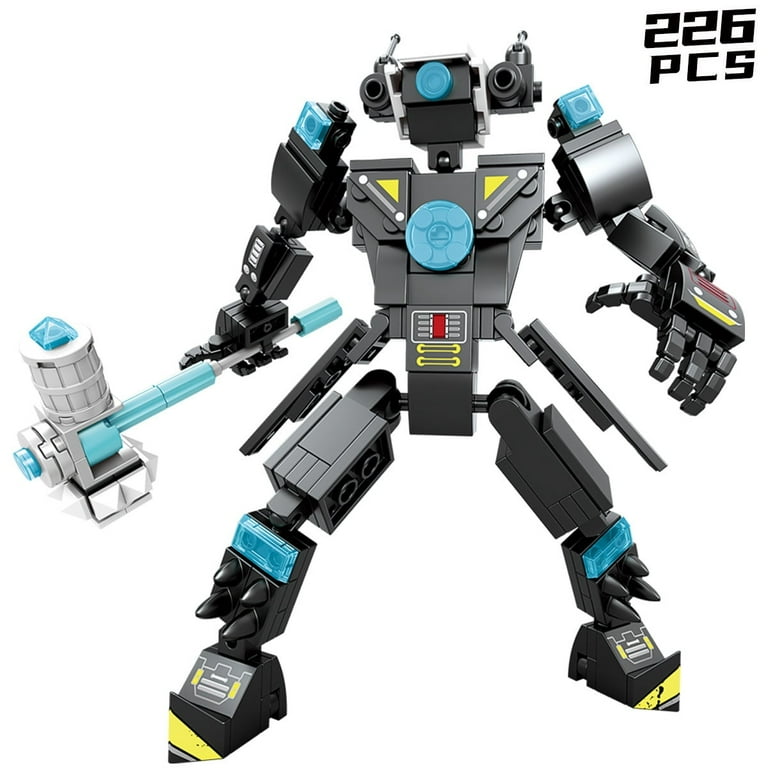 SKBD Toilet Building Block Sets,Gold Clockman/TV Man/Titan