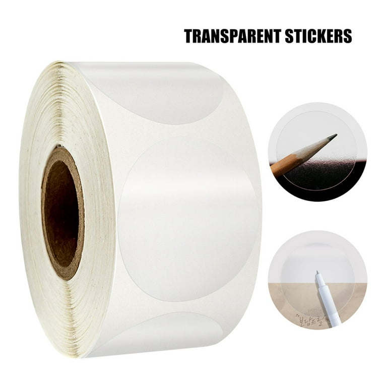 500 Pcs Roll Clear Stickers 1 Inch Package Seals Envelope Seals Stickers  for Mailing Round Circle Dots Seal Labels Transparent Envelope Tab Sealer  and Retail Package Self Adhesive Seal Label Stickers - Yahoo Shopping