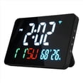 thumbnail image 3 of Reloj Digital Despertador Reloj WiFi, Letras Extra Grandes, Temperatura y Humedad, Calendario, Semana, Brillo de 4 Niveles, 3 of 5