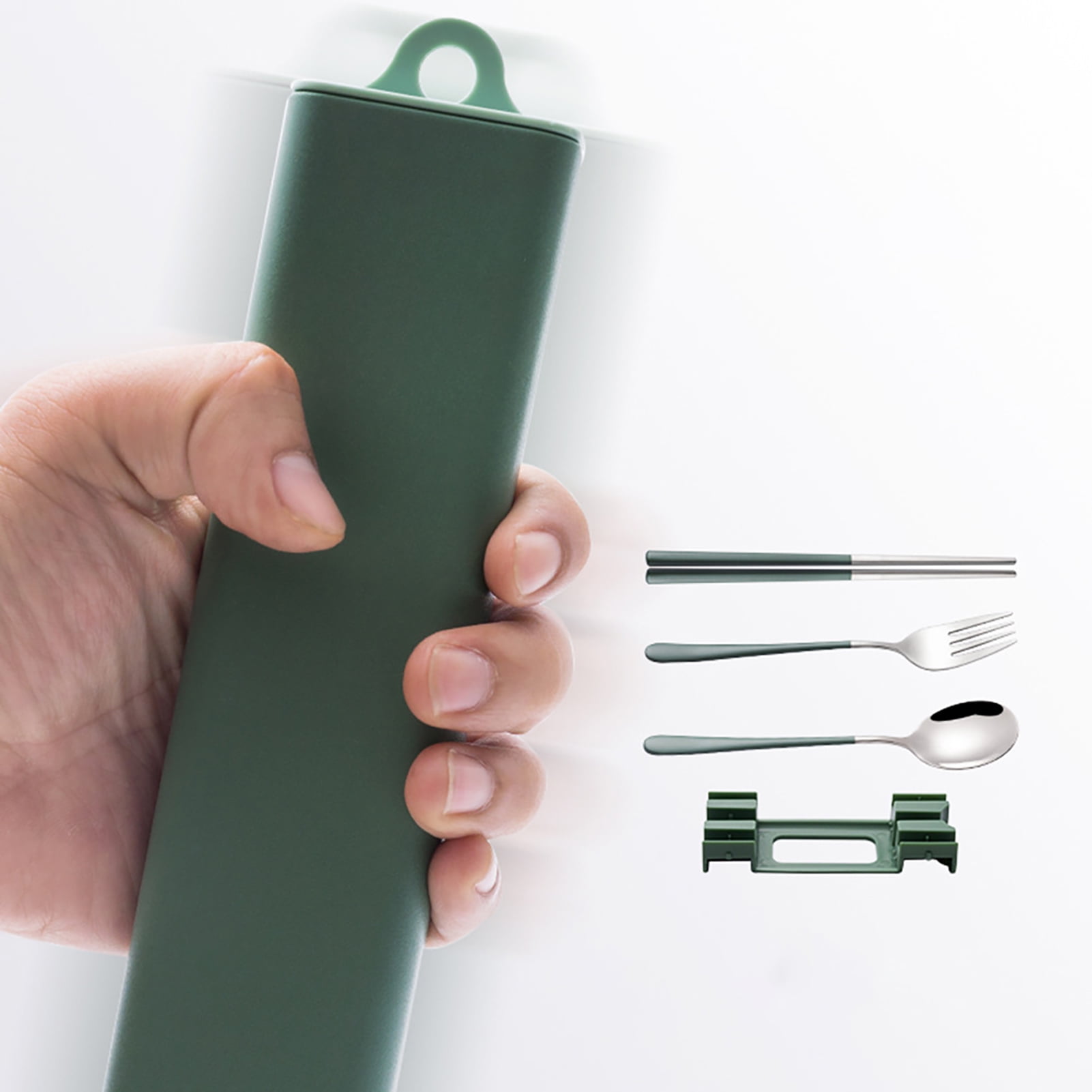 Cheers.US Portable Utensils Set with Case, Stainless Steel