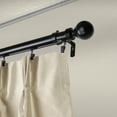 thumbnail image 2 of 1.5" Dia Adjustable 28" to 48" Rhett Traverse Rod with Rings - Black, 2 of 3