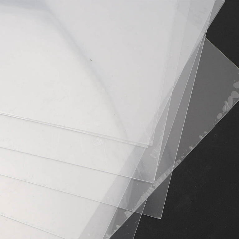 Shrink plastic sheets with motifs, 10,5x14,5 cm, thickness 0,3 mm, matt  transparent, 36 sheet/ 1 pack