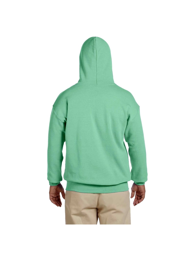 Gildan Mens Heavy Blend Hooded Sweatshirt, 2XL, Mint Green