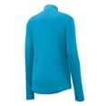 thumbnail image 6 of Womens PosiCharge Competitor 1/4-Zip Lightweight Polyester Pullover Atomic Blue X-Large, 6 of 8