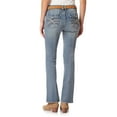 thumbnail image 3 of WallFlower Women's Legendary Slim Bootcut Mid-Rise Belted Insta Stretch Juniors Jeans (Standard and Plus), 3 of 6