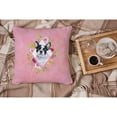 thumbnail image 4 of Carolines Treasures CK4143PW1414 French Bulldog Pink Flowers Fabric Decorative Pillow  14Hx14W multicolor, 4 of 4