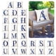 thumbnail image 3 of ¡Liquidación! 1 cojín decorativo cuadrado ionze de 45 x 45 cm con 26 letras y diseño de flores para sofá, dormitorio, coche o silla (Q), 3 of 4