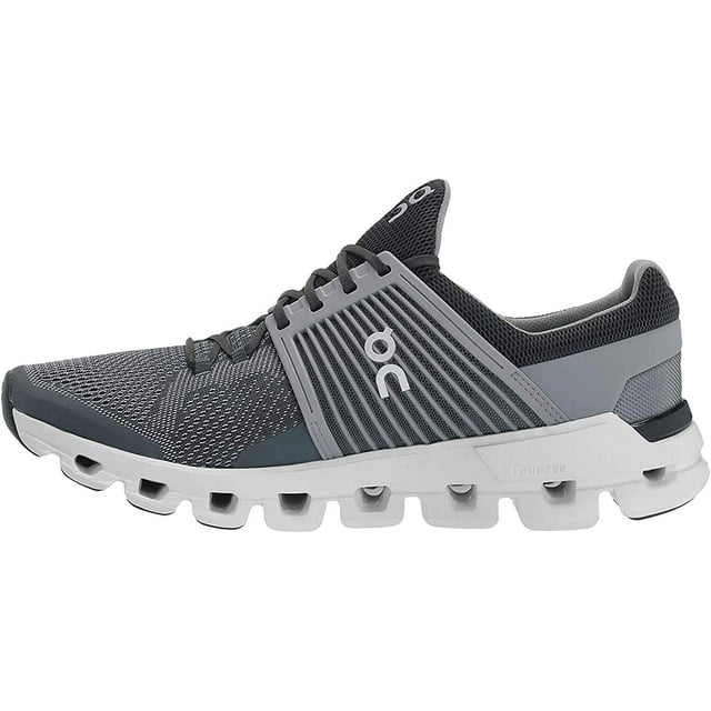 On Running Mens Cloudswift Mesh Rock Slate Trainers 9.5 US