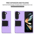 thumbnail image 3 of Decase Stereo Stand Folding Mobile Phone Case Compatible with Samsung Galaxy Z Fold 7 5G,Hard PC Material, Impact-Resistant and Drop-Resistant Shockproof Protective Phone Cover Fold7 Case,Purple, 3 of 10