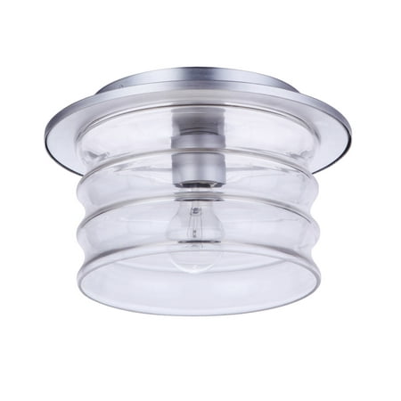 

Craftmade Za3637 Canon 11 Wide Outdoor Flush Mount Ceiling Fixture - Silver