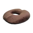 thumbnail image 2 of Almohada de Donut Colcomx Comodidad Antideslizante Transpirable Cojín para Trasero Café, 2 of 8