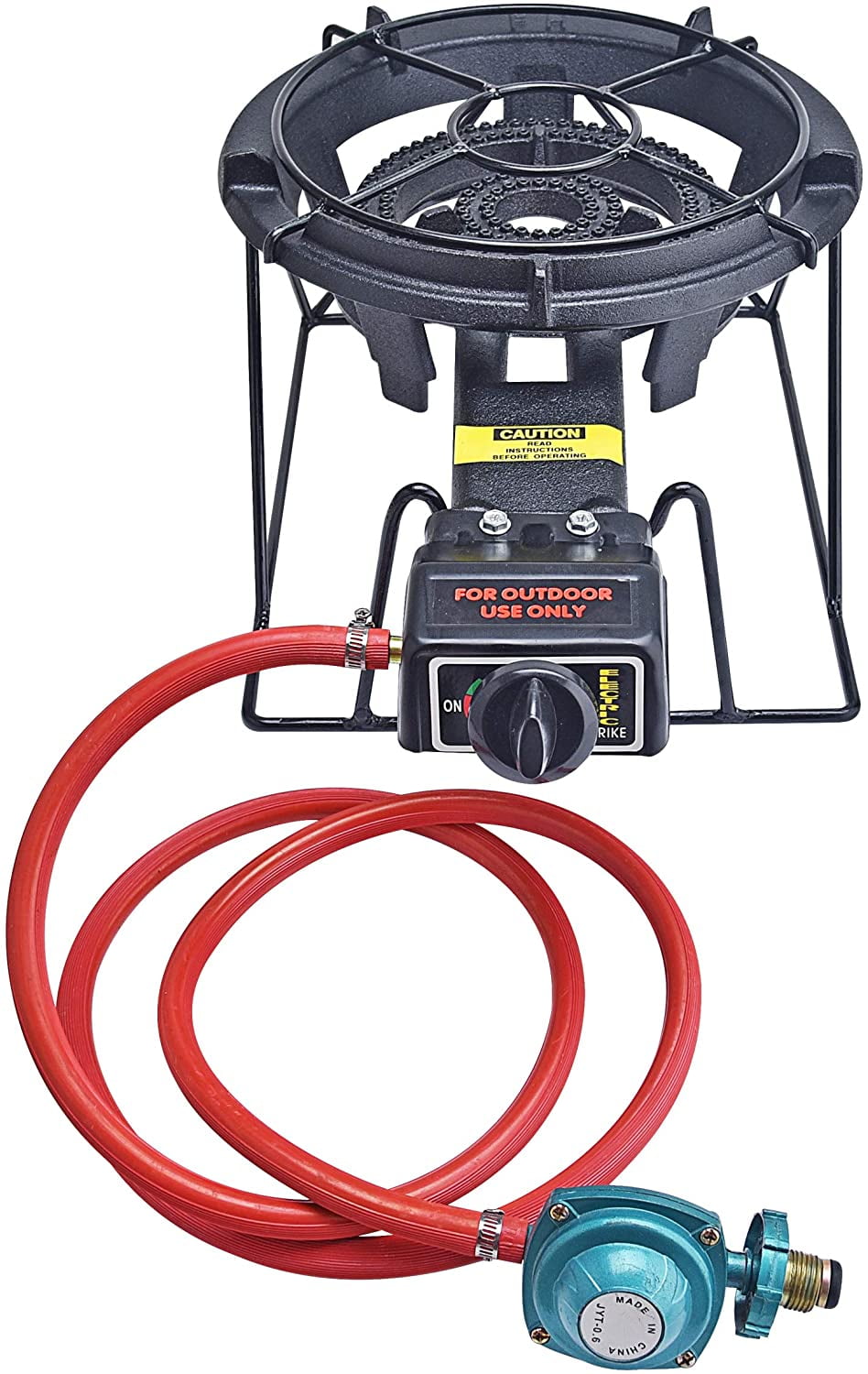 ARC 2540R Portable Propane Burner Stove, Cast Iron single Burner with