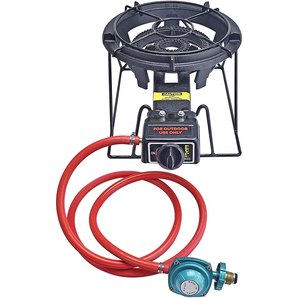 ARC 2540R Portable Propane Burner Stove, Cast Iron single Burner with