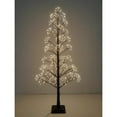 thumbnail image 6 of Hi-Line Gifts Pre-Lit Brown Artificial Cluster Twig Tree - 5' - Warm White LED Lights, 6 of 6