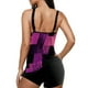 thumbnail image 3 of Conjunto de Traje de Baño Dividido de Mujeres, Tres Piezas Impreso Bikini Sexy para la Playa Y la Piscina, Traje de Baño sin Espalda con Almohadilla de Pecho, Nylon de Dos Piezas, 3 of 3