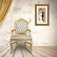 thumbnail image 3 of Penfield, Edward 11x18 Gold Ornate Wood Framed with Double Matting Museum Art Print Titled - Woman Holding Cats, 3 of 4