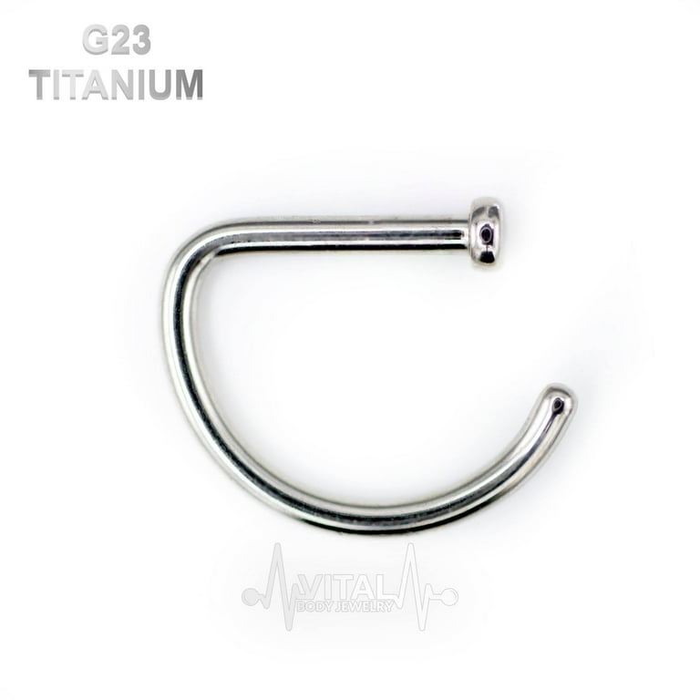 Titanium nose shop rings safe