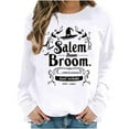 thumbnail image 2 of Leesechin Halloween Squad Sweatshirt Womens Hocus Pocus Long Sleeve Shirts Sanderson Sisters Pullover Tops Blouse, 2 of 6
