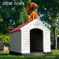 thumbnail image 4 of Vitesse Plastic Dog House Outdoor Indoor for Small Medium Larige Dogss with Elevated Floor and Air Vents, 4 of 7