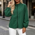 thumbnail image 2 of HAiming Women's Lightweight Jackets Long Sleeve Full Zip Casual Jackets Summer Fall Going out Jackets with Pockets, 2 of 5