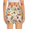 thumbnail image 2 of Lsque Cute Vegetables Printed Women's Running Shorts with Liner Pockets,Elastic Quick Dry Workout Athletic Gym Yoga Shorts,Womens High Waist Shorts-Small, 2 of 9