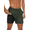1-Army Green, variant on COOFANDY Men's Swim Trunks Bathing Suit with Compression Liner Pockets Quick Dry Swimsuit Beach Board Swim Short Swimwear