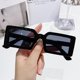 thumbnail image 2 of Gafas De Sol con montura rectangular pequeña para mujer, anteojos De Sol femeninos a la moda, De Color gelatina, estilo Y2k, De viaje, con protección UV400, novedad De 2024, 2 of 4