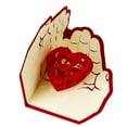 thumbnail image 3 of Valentine's Day Greeting Blessing 3D Heart Shape Wish for Lover, 3 of 8