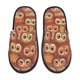 thumbnail image 1 of Fotbe Brown Owl Pantuflas Peludas para Mujer con Estampado, Zapatillas de Peluche, Zapatos de Invierno para Casa, Uso Interior y Exterior-Large, 1 of 8