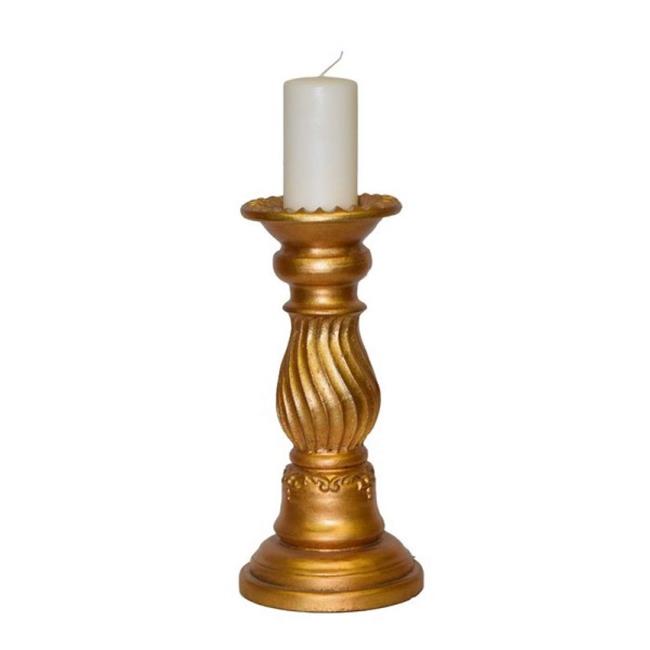Large Swirl Candle Stick, Baroque