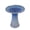 Blue Gray + Ceramic+1, variant on 17 Inch Glazed Ceramic Bird Bath Blue Ombre Floral Pattern Lightweight Tall Pedestal Bird Bath Elegant Outdoor Decorative Bird Basin for Garden Yard Patio and Lawn