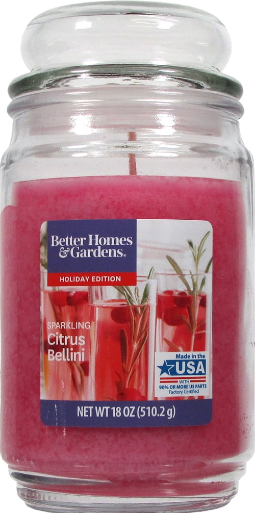 Better Homes Gardens 18 Ounce Sparkling Citrus Bellini Jar