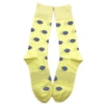 thumbnail image 2 of SummerTies Sea Shell Mens Dress Socks - Blue on Yellow, 2 of 2