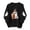 Black Sweatshirts, variant on Halloween Sweatshirts for Women Spooky Ghost Print Pullovers Fall Holiday Round Neck Long Sleeve Sweater Tops Halloween Party Supplies, Sizes XS-XL