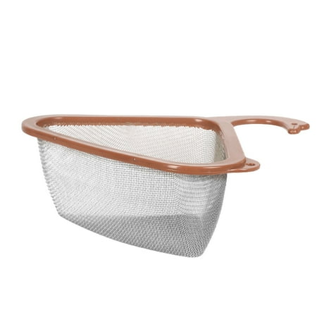 

Food Disposer Shampoo Bowl Strainer Replacement Strainer Mini Plunger for Metal Strainer for Bathroom Guard All around Kitchen Water Channel Hanging Triangular
