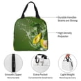 thumbnail image 3 of Rateoe Friut Avocado Pattern Insulated Lunch Bag with Thick Aluminum Foil Lunch Tote Bag with Front Pocket for Men and Women, Ideal for Work, School, Picnics, and Travel, 3 of 5