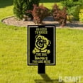 thumbnail image 4 of C-craft Pug Guard Dog on Duty Yard Sign for Enhanced Security, 4 of 4