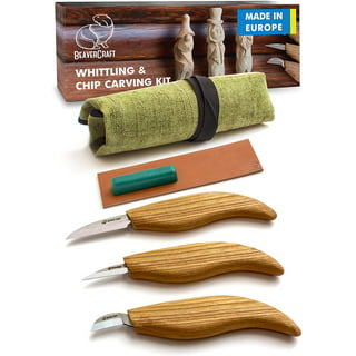 Buy S19X - Premium Whittling Set With Walnut Handles online – BeaverCraft  Tools