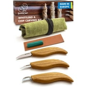 Beavercraft S15 Whittling Wood Carving Kit, Wood Carving Tools Set, Chip Carving Knife Kit, Whittling Knife Set Whittling Tools Wood Carving Wood for Beginners