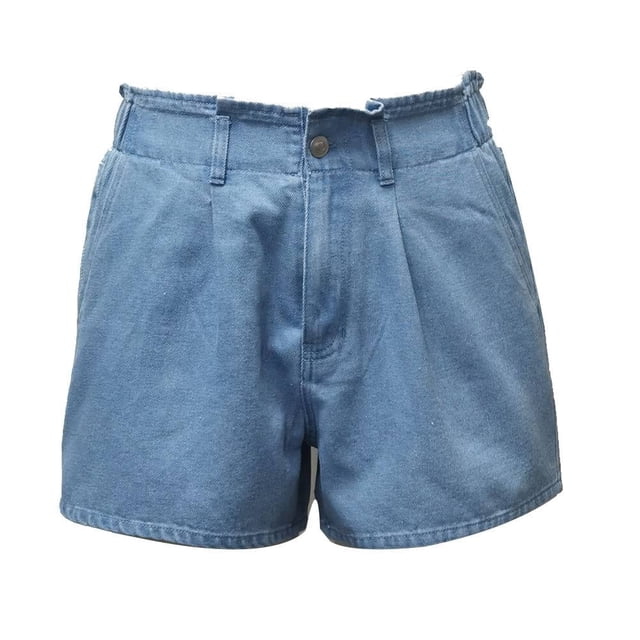 Short George para Dama, Pretina Ancha Azul Talla G