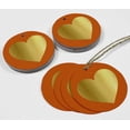 thumbnail image 4 of Inkdotpot Pack Of 50 Made With Love Wedding Favor Paper Tags Craft Real Gold Foil Hang Tags, 4 of 6