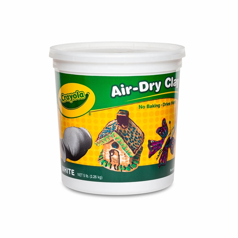 AirDry Clay, White, 5 lb Tub, Pack of 2