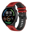 thumbnail image 1 of Flat End Two Tone Silicone Watch Strap 22mm Width Stylish & Durable Fits Most, 1 of 6