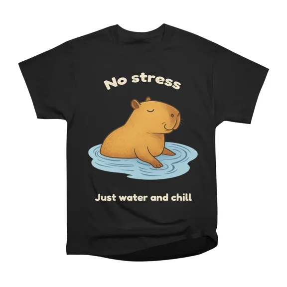 Capybara Chill T-Shirt Tee Gift For Him Merch For Her Apparel For Friend