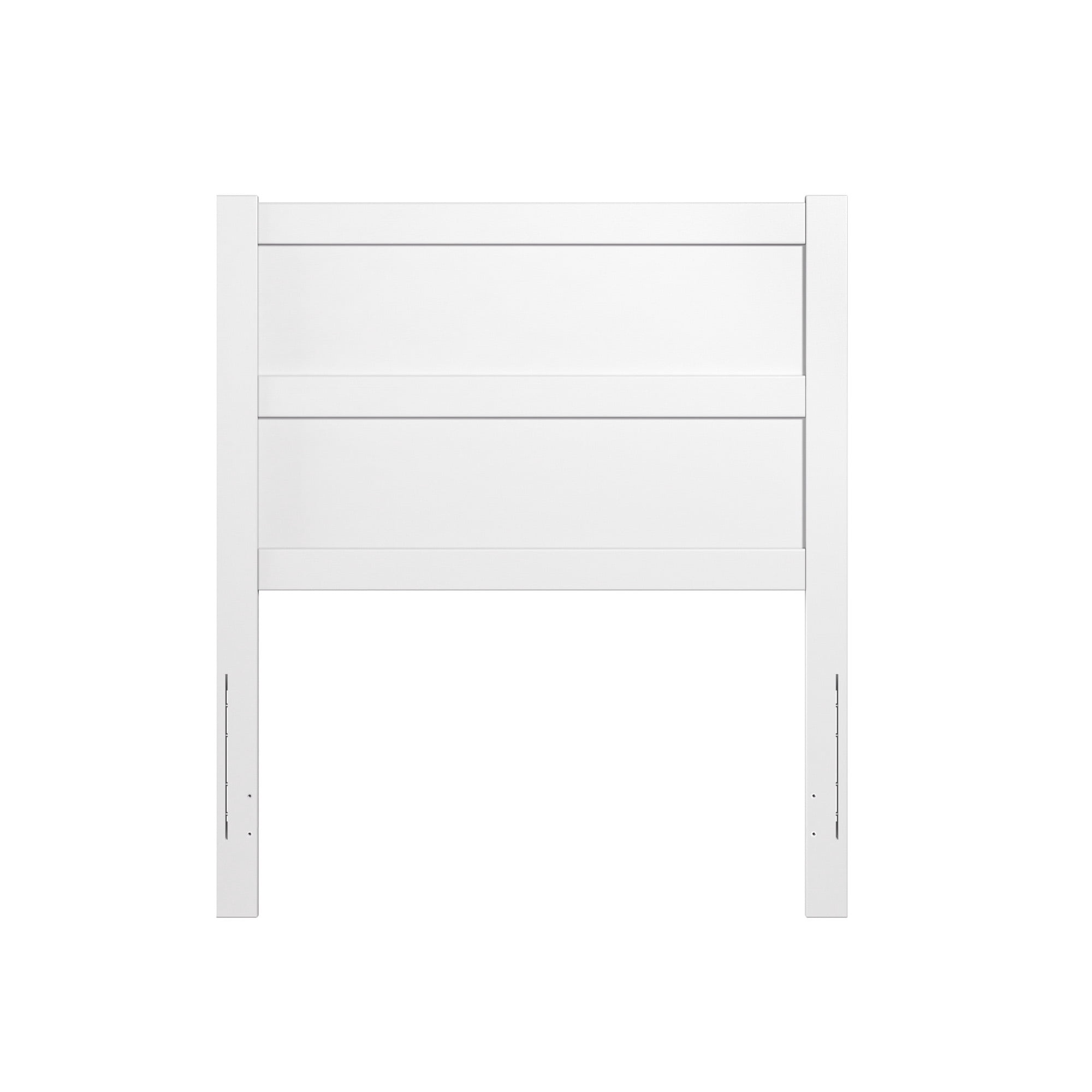AFI NoHo Modern Panel Wood Headboard, Twin, White
