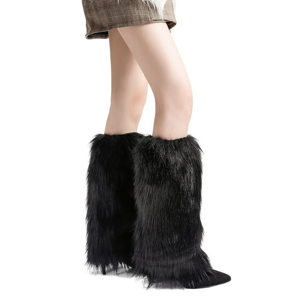 Conjunto De Calentadores De Piernas Peludas Qarigey Fundas De