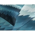 thumbnail image 2 of Ambesonne Blue Quilted Bedspread Set 3 Pcs, Mountain Trees and Birds View, Queen Size, Dark Lavender Sea Blue, 2 of 4