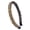 Dark Blonde, variant on Headband Synthetic Hair Plaited Headband Braid Braided With Teeth Hair Band Accessories for Women Girl Wide 0.6 Inch (Dirty Blonde)